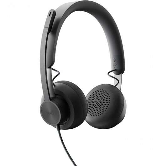 Logitech Zone Wired MS Teams Cuffie con microfono pieghevole USB-C - Archetto regolabile - Cuscinetti imbottiti - Comandi sul cavo - Cavo intrecciato da 1 Logitech Zone Wired MS Teams Cuffie con microfono pieghevole USB-C - Archetto regolabile - Cuscinetti imbottiti - Comandi sul cavo - Cavo intrecciato da 1