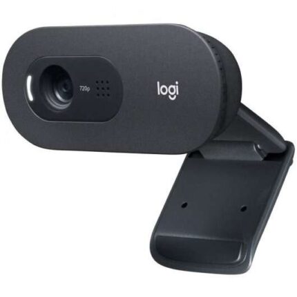 Logitech C505 Webcam HD 720p USB - Microfono a lungo raggio - Campo visivo diagonale di 60° - Messa a fuoco fissa - Cavo da 2 m - Colore nero