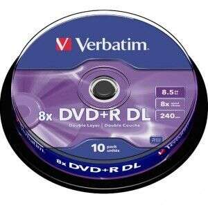 Verbatim DVD+R doppio strato 8x 8