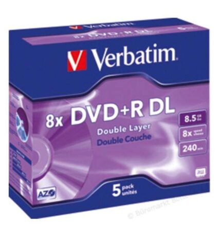 Verbatim DVD+R doppio strato 8x 8