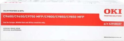 OKI C9600/C9650/C9655/C9800/C9850 Ciano Tamburo immagine originale - 42918107