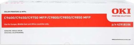 OKI C9600/C9650/C9655/C9800/C9850 Magenta Tamburo immagine originale - 42918106