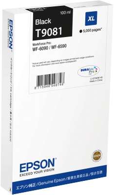 Epson T9081 Nero Cartuccia d'inchiostro originale - C13T908140