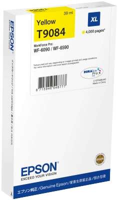Epson T9084 Cartuccia d'inchiostro originale giallo - C13T908440