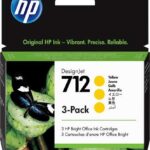 HP 712 Giallo Confezione da 3 cartucce d'inchiostro originali - 3ED79A