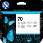 HP 70 Ciano chiaro/Magenta chiaro Testina di stampa originale - C9405A