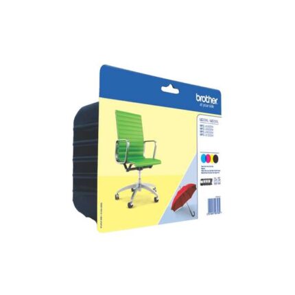 Brother LC229XL/LC225XL Confezione da 4 cartucce d'inchiostro originali - LC229XLVALBP