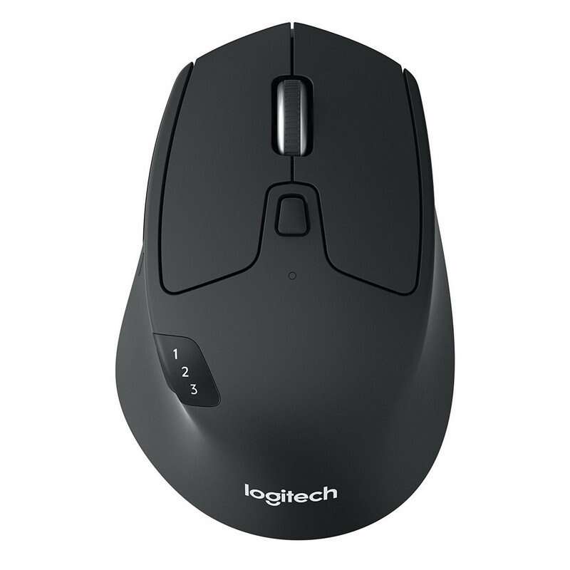 Logitech M720 Triathlon Mouse wireless Bluetooth 1000 dpi - 7 pulsanti - Per destrimani - Colore nero Logitech M720 Triathlon Mouse wireless Bluetooth 1000 dpi - 7 pulsanti - Per destrimani - Colore nero