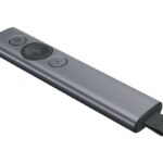 Logitech Spotlight Presentatore wireless - Raggio d'azione 30 m - Vibrazione - Colore acciaio