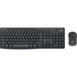 Logitech MK295 Pack Wireless Tastiera + Mouse 1000 dpi 3 pulsanti - Tasti e pulsanti silenziosi - Utilizzo ambidestro - Colore nero