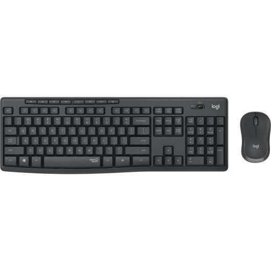 Logitech MK295 Pack Wireless Tastiera + Mouse 1000 dpi 3 pulsanti - Tasti e pulsanti silenziosi - Utilizzo ambidestro - Colore nero Logitech MK295 Pack Wireless Tastiera + Mouse 1000 dpi 3 pulsanti - Tasti e pulsanti silenziosi - Utilizzo ambidestro - Colore nero