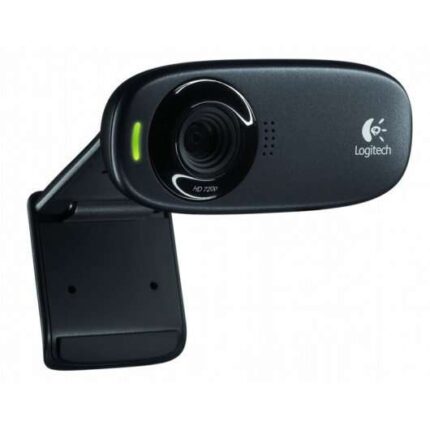 Logitech C310 Webcam HD 720p - 5Mpx - USB 2.0 - Microfono integrato - Angolo di visione 60º - Messa a fuoco fissa - Cavo da 1