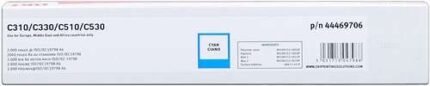 OKI C310/C510/MC351/MC361 Ciano Cartuccia toner originale - 44469706