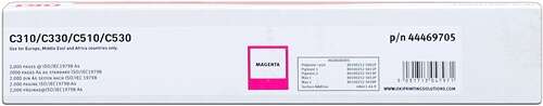 OKI C310/C510/MC351/MC361 Cartuccia toner originale magenta - 44469705 OKI C310/C510/MC351/MC361 Cartuccia toner originale magenta - 44469705