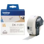 Brother DK11201 - Etichette originali pretagliate per indirizzi - 29x90 mm - 400 unità - Testo nero su sfondo bianco