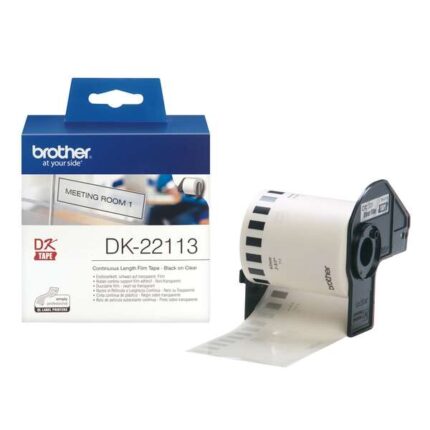 Brother DK22113 - Etichette originali di dimensioni personalizzate - Larghezza 62 mm x 15