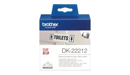 Brother DK22212 - Etichette originali di dimensioni personalizzate - Larghezza 62 mm x 15