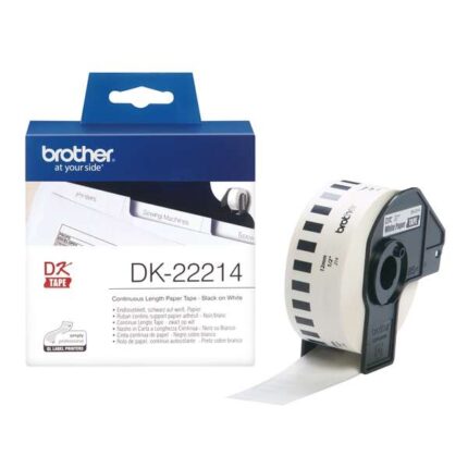 Brother DK22214 - Etichette originali di dimensioni personalizzate - Larghezza 12 mm x 30