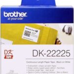Brother DK22225 - Etichette originali di dimensioni personalizzate - Larghezza 38 mm x 30