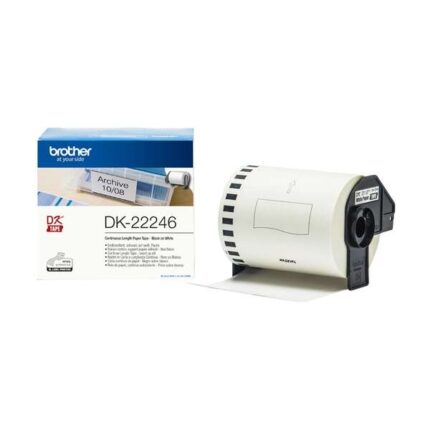 Brother DK22246 - Etichette originali di dimensioni personalizzate - Larghezza 103 mm x 30