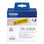 Brother DK22606 - Etichette originali di dimensioni personalizzate - Larghezza 62 mm x 15