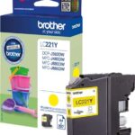 Brother LC221 Cartuccia d'inchiostro originale giallo - LC221YBP