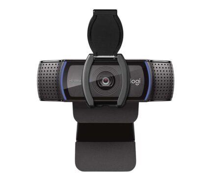 Logitech C920s Webcam HD Pro 1080p - USB 2.0 - Messa a fuoco automatica - Microfoni integrati - Copertura otturatore - Campo visivo di 78º - Cavo da 1