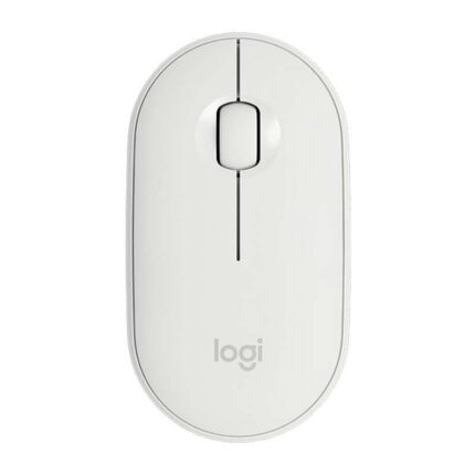 Logitech Pebble M350 Mouse wireless USB 1000 dpi - 3 pulsanti - Ambidestro - Colore bianco