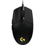 Logitech G203 Lightsync Mouse USB 8000 dpi - 5 pulsanti programmabili - Illuminazione RGB Lightsync - Uso per destrimani - Cavo da 2