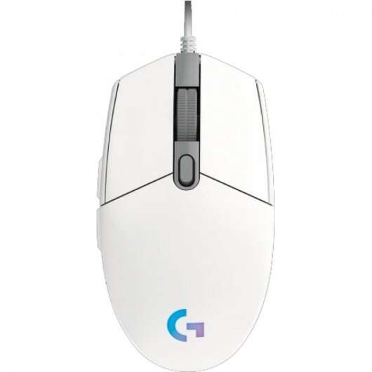 Logitech G203 Lightsync Mouse USB 8000 dpi - 5 pulsanti programmabili - Illuminazione RGB Lightsync - Per destrimani - Cavo da 2 Logitech G203 Lightsync Mouse USB 8000 dpi - 5 pulsanti programmabili - Illuminazione RGB Lightsync - Per destrimani - Cavo da 2