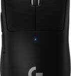 Logitech Pro X Superlight Mouse wireless USB 25400 dpi - 4 pulsanti - Ricaricabile - Super leggero - Tecnologia Lightspeed - Per destrimani - Colore nero
