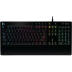Logitech G213 Prodigy Tastiera da gioco USB - Retroilluminazione RGB - Resistente agli schizzi - Poggiamani - Cavo da 1