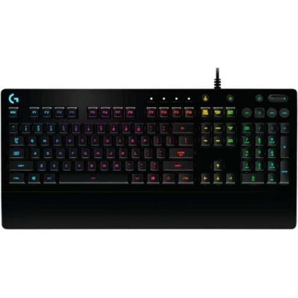 Logitech G213 Prodigy Tastiera da gioco USB - Retroilluminazione RGB - Resistente agli schizzi - Poggiamani - Cavo da 1