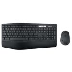 Logitech MK850 Performance Pack Wireless USB Tastiera con poggiapolsi + Mouse 1000 dpi 7 pulsanti - Per destrimani - Colore nero