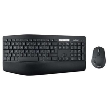Logitech MK850 Performance Pack Wireless USB Tastiera con poggiapolsi + Mouse 1000 dpi 7 pulsanti - Per destrimani - Colore nero