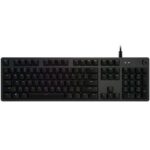Logitech G512 Tastiera meccanica da gioco USB - Tasti meccanici GX Brown - Illuminazione RGB Lightsync - Superfici in metallo - Cavo da 1