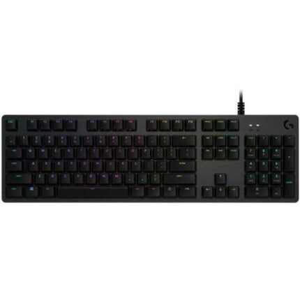 Logitech G512 Tastiera meccanica da gioco USB - Tasti meccanici GX Brown - Illuminazione RGB Lightsync - Superfici in metallo - Cavo da 1