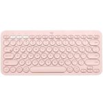 Logitech K380 Tastiera wireless Bluetooth - Fino a 3 dispositivi contemporaneamente - Colore rosa