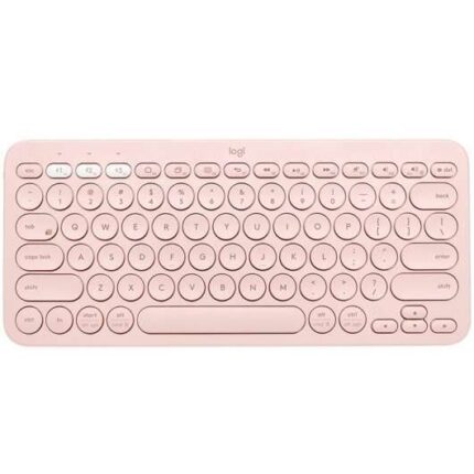Logitech K380 Tastiera wireless Bluetooth - Fino a 3 dispositivi contemporaneamente - Colore rosa