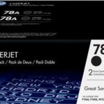 HP CE278A Nero Confezione da 2 cartucce toner originali - 78A