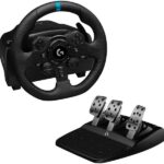 Logitech G923 Trueforce Set volante e pedali da corsa compatibile con PS4
