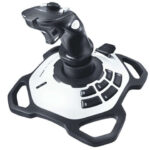 Logitech Extreme 3D Pro Joystick USB - 12 pulsanti programmabili - Grilletto rapido - Ergonomico - Base solida e stabile - Colore bianco/nero