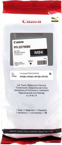 Canon PFI207 Nero opaco Cartuccia d'inchiostro originale - PFI207MBK/8788B001
