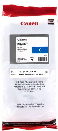 Cartuccia d'inchiostro originale Canon PFI207 Cyan - PFI207C/8790B001