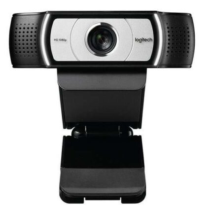 Logitech C930e Webcam HD 1080p - USB 2.0 - Microfoni integrati - Messa a fuoco automatica - Angolo di visione 90º - Colore nero/argento