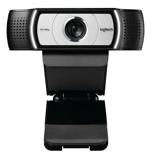 Logitech C930e Webcam HD 1080p - USB 2.0 - Microfoni integrati - Messa a fuoco automatica - Angolo di visione 90º - Colore nero/argento Logitech C930e Webcam HD 1080p - USB 2.0 - Microfoni integrati - Messa a fuoco automatica - Angolo di visione 90º - Colore nero/argento