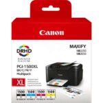 Canon PGI1500XL Confezione da 4 cartucce d'inchiostro originali - 9182B004/9182B010