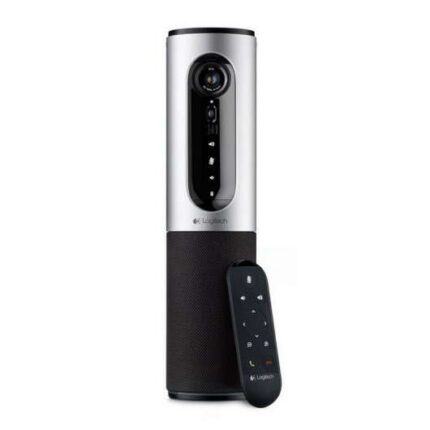 Logitech ConferenceCam Connect Sistema di videoconferenza portatile Webcam HD 1080p - USB 2.0 - Bluetooth - Microfoni e altoparlante integrati - Messa a fuoco automatica - Angolo di visione 90º - Colore nero/argento