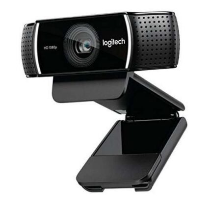 Logitech C922 Pro Stream Webcam Full HD 1080p USB - Microfoni integrati - Treppiede da tavolo - Cavo da 1