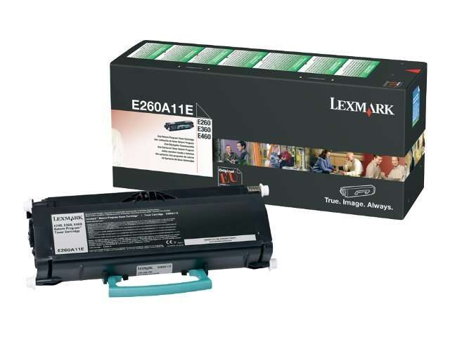 Lexmark E260/E360/E460/E462 Nero Cartuccia toner originale - E260A11E Lexmark E260/E360/E460/E462 Nero Cartuccia toner originale - E260A11E